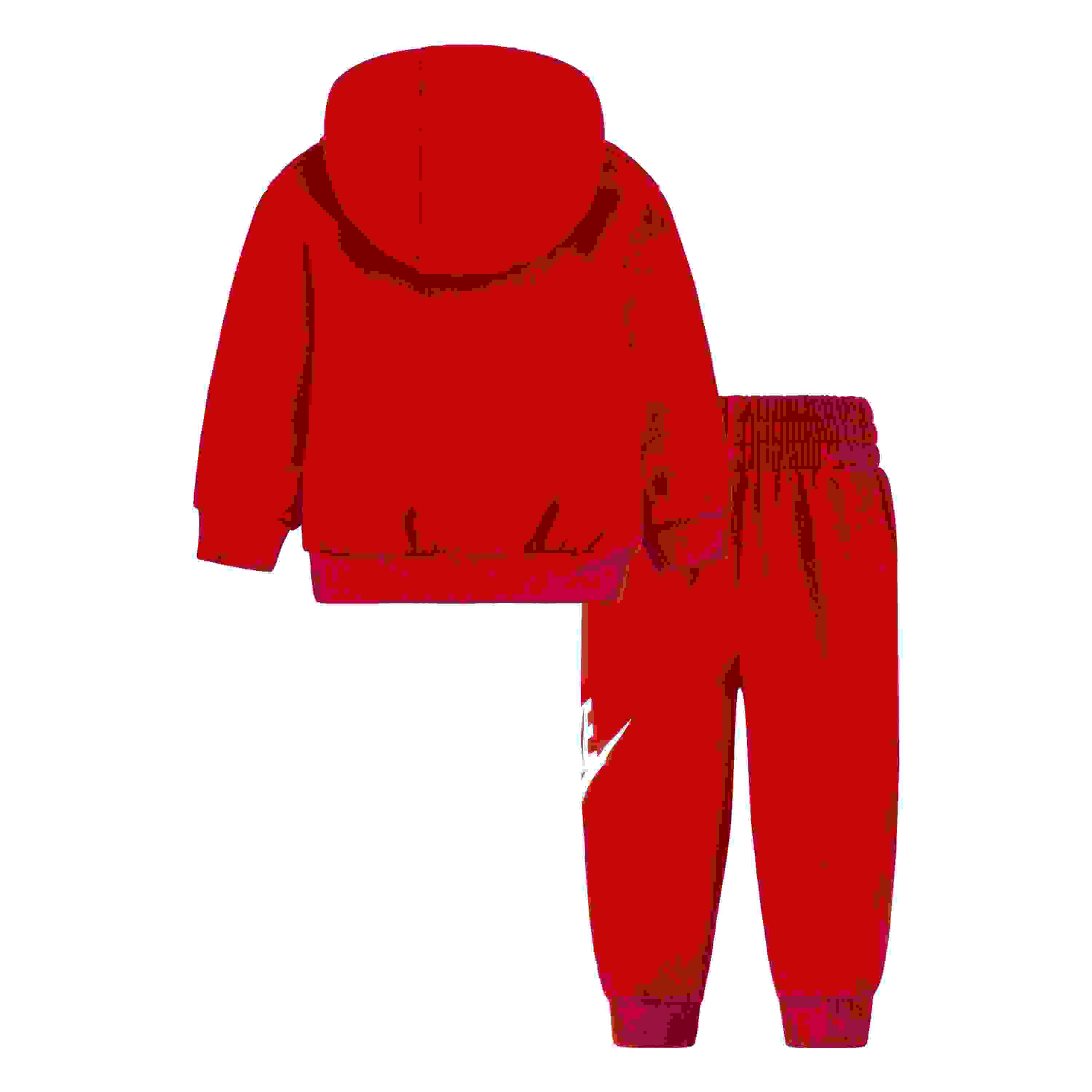Nike Sportswear Club Fleece Infant Red Hoodie Set